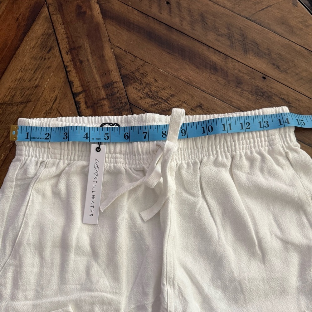 Stillwater White Linen Blend Women's Pants- Size Medium- NWT - Picture 6 of 8